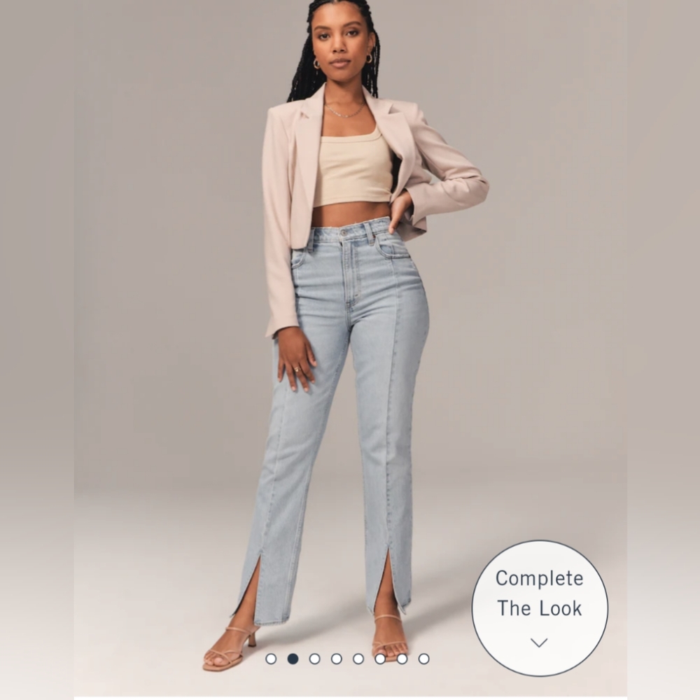 Abercrombie & Fitch 90s Straight Ultra High Rise Jean - 26s